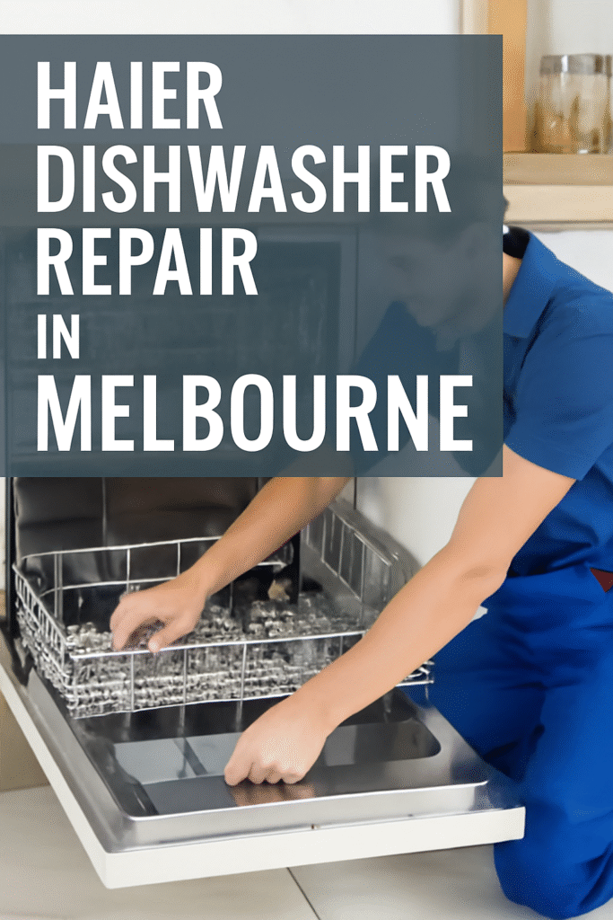 technician is performing Haier Dishwasher Repair